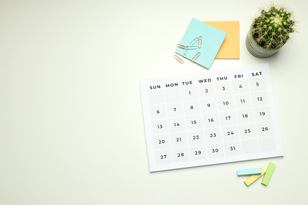 custom desk calendar
